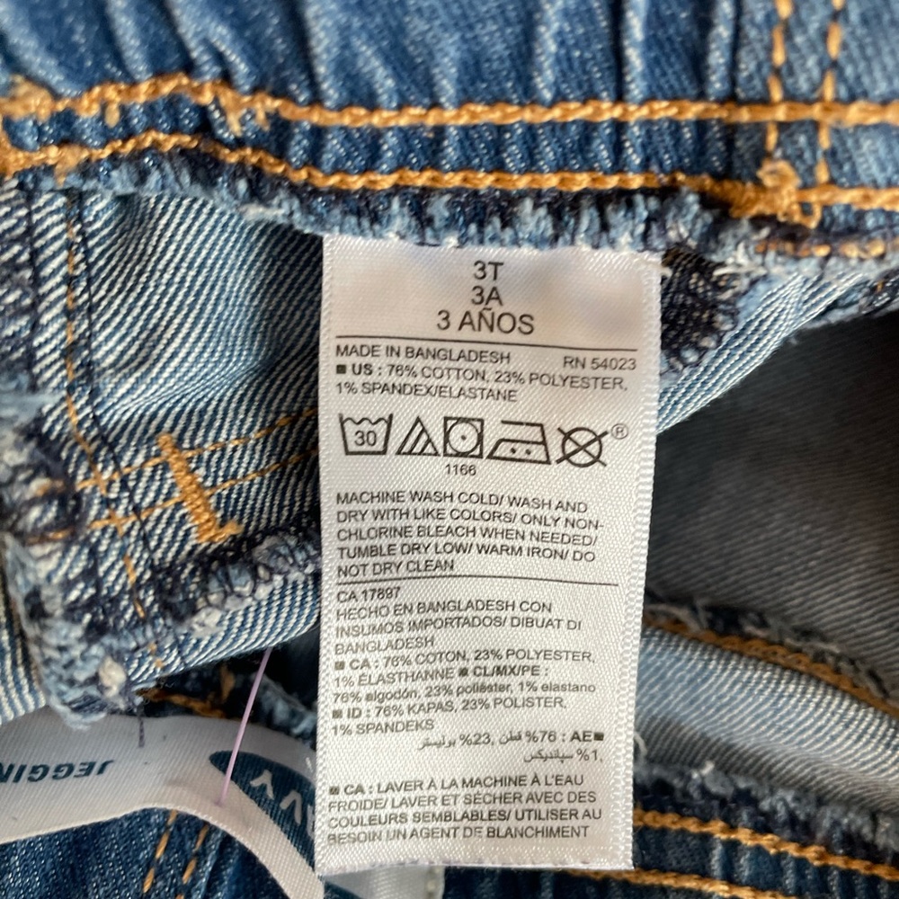 Old Navy Blue Toddler Slip On Jeggings - Size 3T - Picture 7 of 7